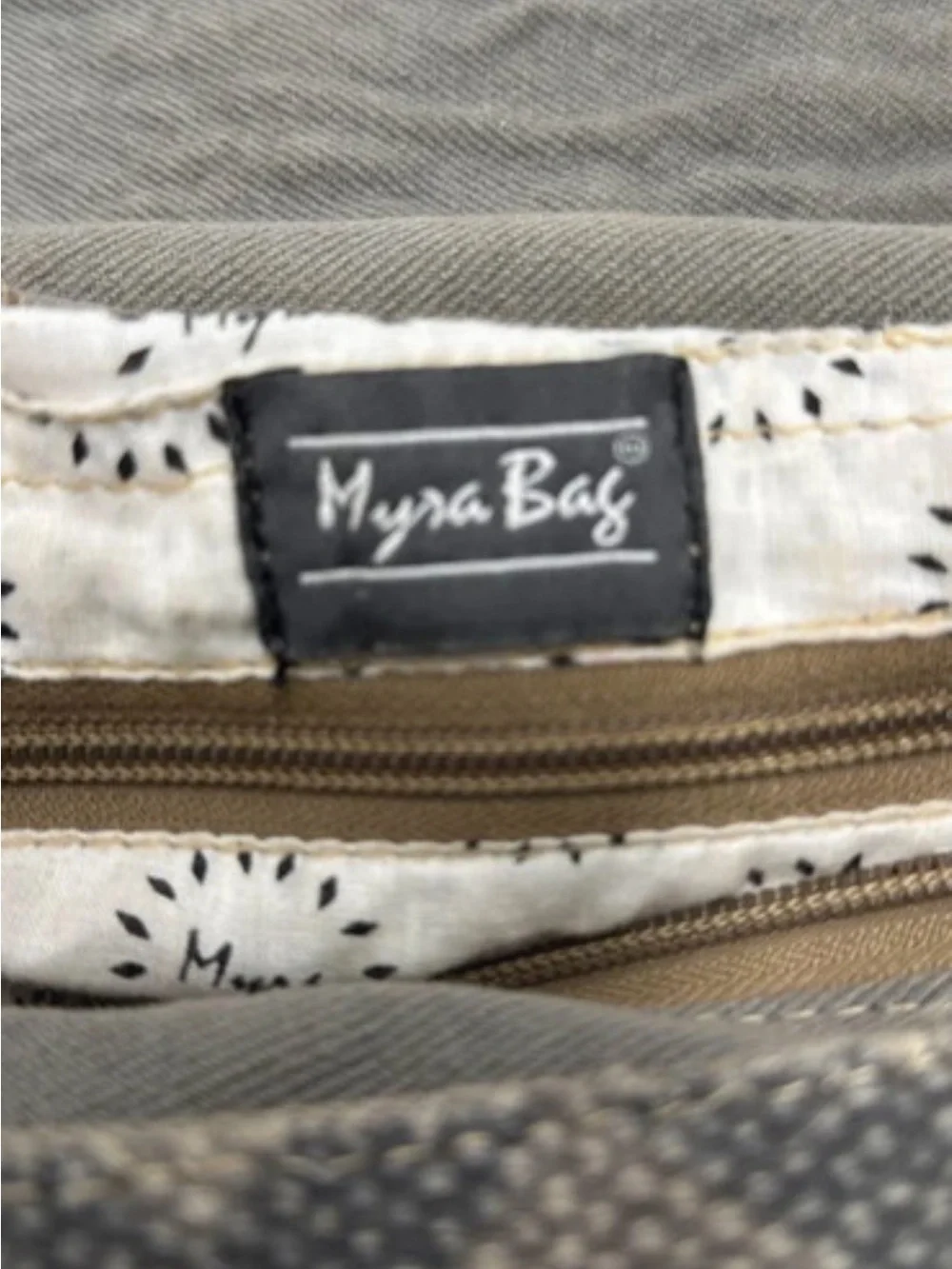 Myra Bag Felicity Brown and Tan Leather Backpack